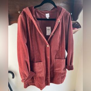 J.Jill Corduroy jacket Cinnabar size M $47